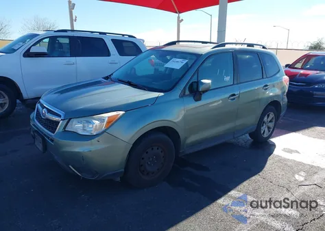 2015 Subaru Forester 2.5I Premium from USA, damaged, VIN JF2SJAGC2FH573196